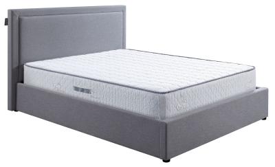 Sutton Light Grey Fabric Ottoman Storage Bed