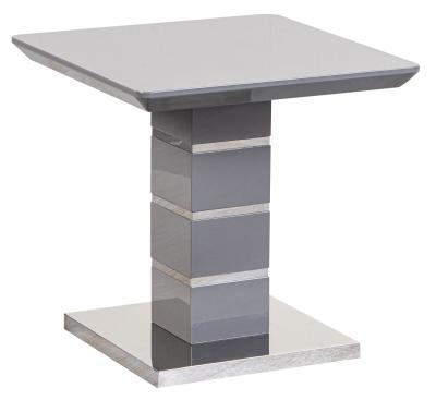 Rimini Grey Gloss Lamp Table