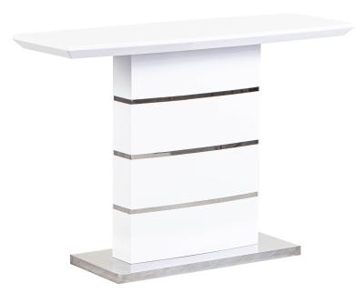 Rimini White Gloss Console Table