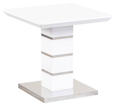 Rimini White Gloss Lamp Table