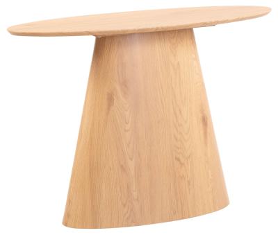 Palma Oak Oval Console Table