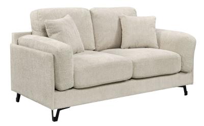 Carson Beige Fabric 2 Seater Sofa