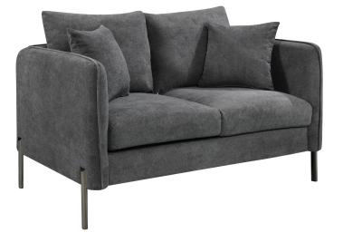 Belgrave Dark Grey Fabric 2 Seater Sofa