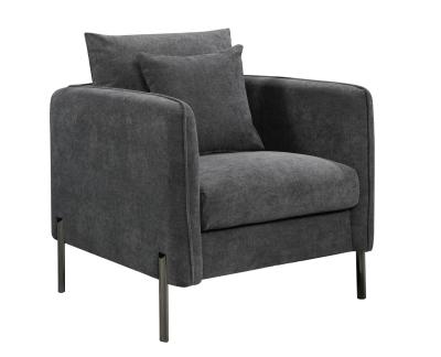 Belgrave Dark Grey Fabric Armchair