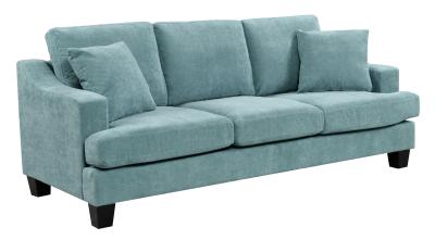 Freya Green Fabric 3 Seater Sofa