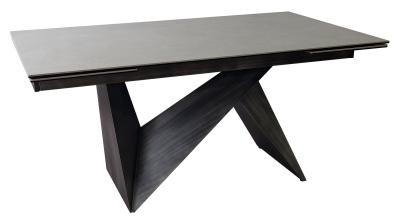 Garvin Dark Grey Ceramic Extending Dining Table 160cm200cm