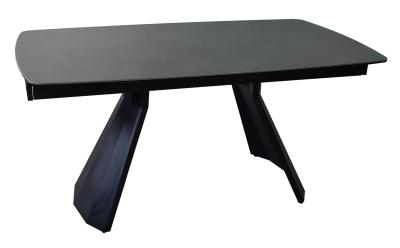 Product photograph of Kinston Black Ceramic Extending Dining Table - 160cm-240cm from Choice Furniture Superstore