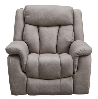 Dylan Sandstone Leather Look Fabric Electric Recliner Armchair