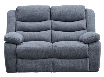 Sorrento Grey Fabric 2 Seater Recliner Sofa