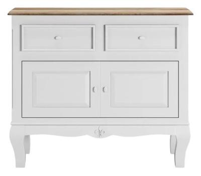 Clearance Fleur French Style White Sideboard 2 Doors