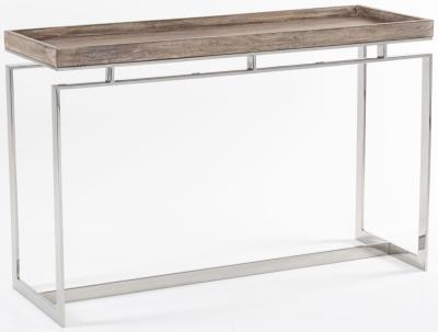 Clearance Daly Wood And Chrome 120cm Console Table