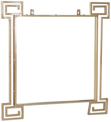 Product photograph of Clearance - Roma Gold Square Wall Mirror - 66cm X 66cm from Choice Furniture Superstore