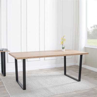 Product photograph of Ezra 180cm Oak Effect Dining Table - 6 Seater from Choice Furniture Superstore