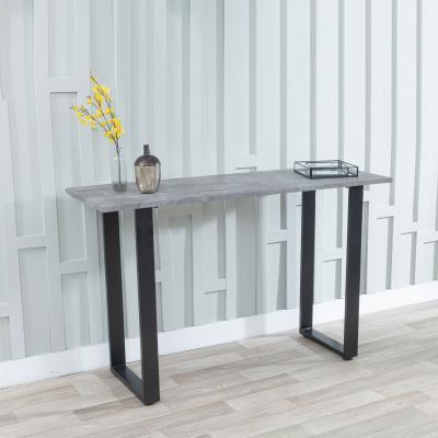 Product photograph of Ezra Faux Concrete Console Table from Choice Furniture Superstore