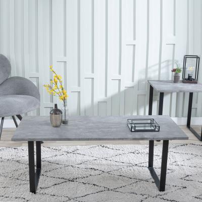 Product photograph of Ezra Faux Concrete Coffee Table from Choice Furniture Superstore