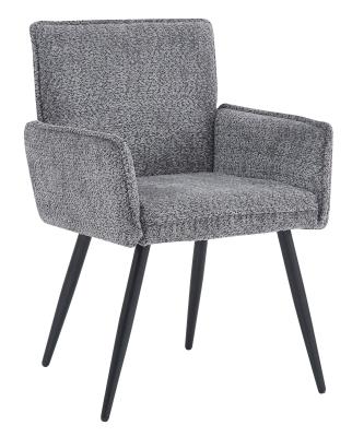 Monza Grey Fabric Dining Armchair