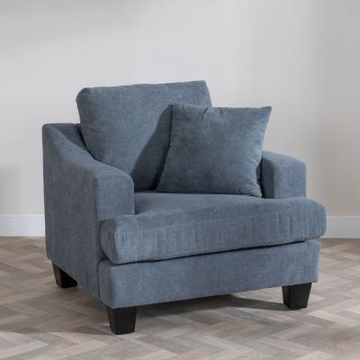 Product photograph of Clearance - Freya Grey Fabric Armchair from Choice Furniture Superstore