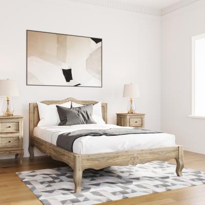 Product photograph of Fleur French Style Grey 4ft 6in Double Bed from Choice Furniture Superstore