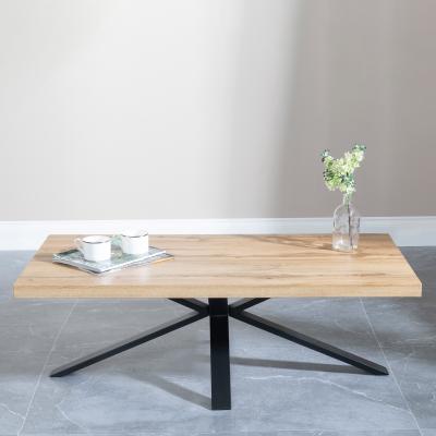 Product photograph of Bronx Industrial Oak Effect Coffee Table With Black Spider Legs from Choice Furniture Superstore