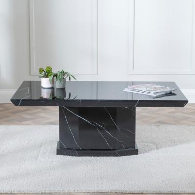 Product photograph of Naples Black Marble Coffee Table from Choice Furniture Superstore