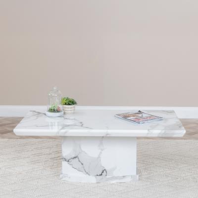 Product photograph of Naples White Marble Coffee Table from Choice Furniture Superstore