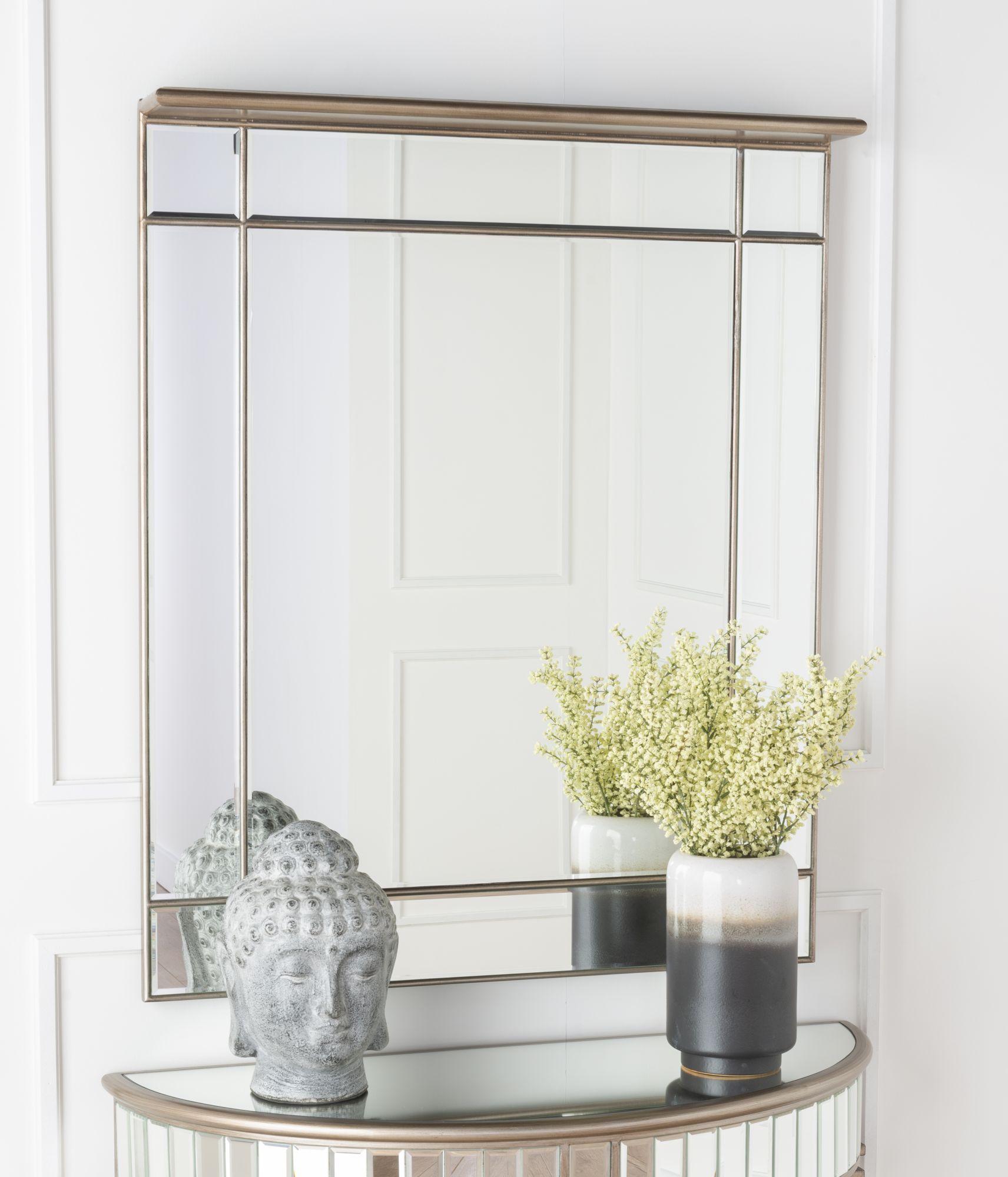Antoinette Rectangular Wall Mirror - 80cm x 100cm