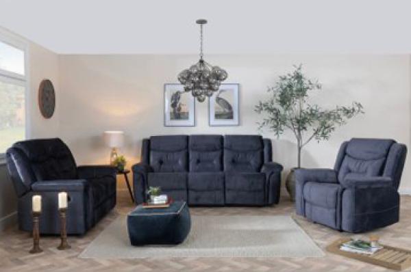 Urban Deco Dudley Blue Sofa