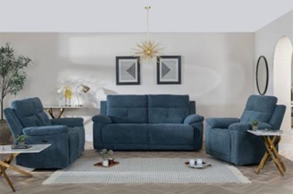 Urban Deco Augusta Blue Sofa