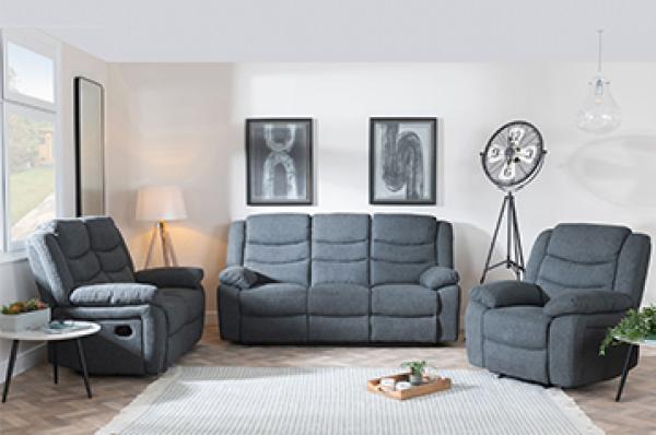 Urban Deco Windsor Dark Grey Sofa