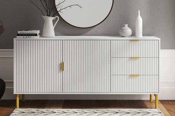 Urban Deco Ridged White