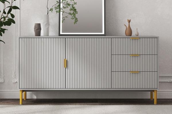 Urban Deco Ridged Grey