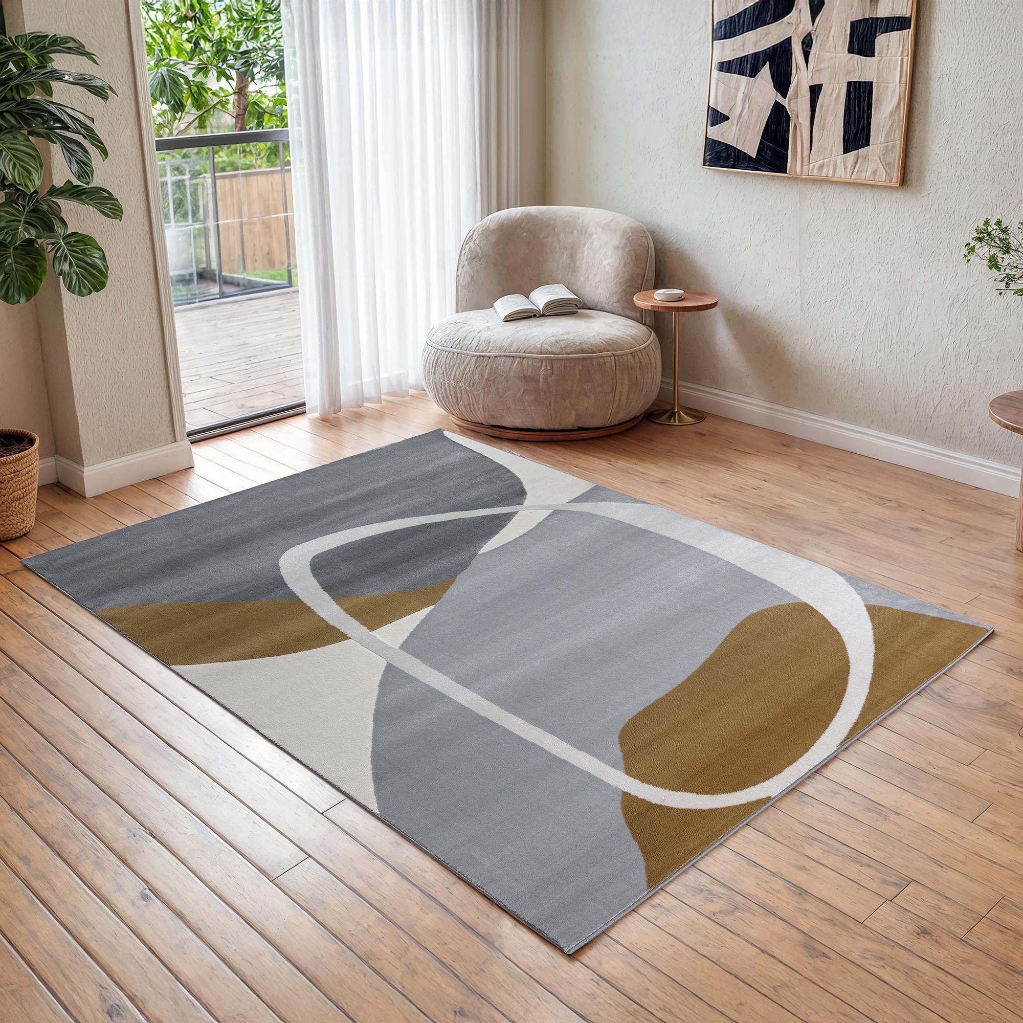 Aliya Grey Rug - Sizes Available