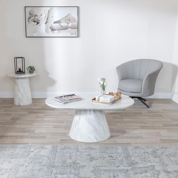 Humz Carrera White Marble