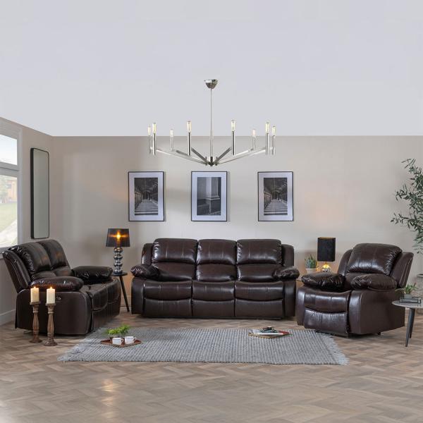 Humz London Burgundy Leather Sofa