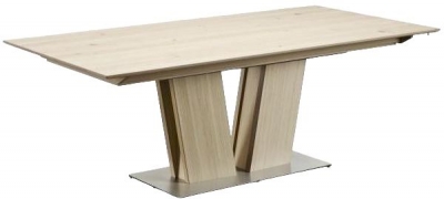 Product photograph of Skovby Sm39 6 To 14 Seater Extending Dining Table from Choice Furniture Superstore