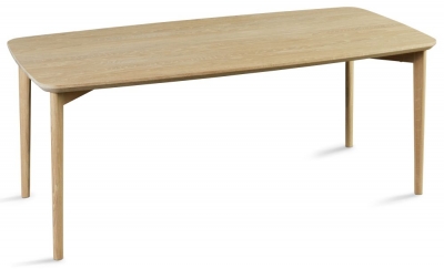 Product photograph of Skovby Sm244 Rectangular Coffee Table With Wooden Legs from Choice Furniture Superstore