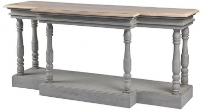 Product photograph of Frisco Arthemise Reclaimed Timber Large Hallway Console Table from Choice Furniture Superstore
