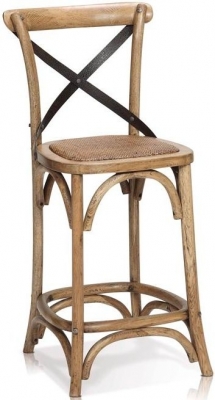 Product photograph of Renton Bentwood Oak Cafe Barstool Sold In Pairs from Choice Furniture Superstore