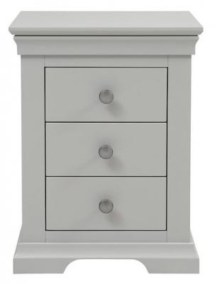 Product photograph of Paisley Painted Bedside Cabinet 3 Drawer from Choice Furniture Superstore