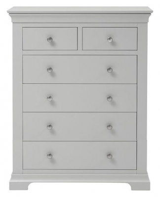Product photograph of Paisley Painted Chest 2 4 Drawer from Choice Furniture Superstore