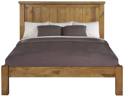 Product photograph of Regatta Rustic Pine Bed Frame Low Foot End from Choice Furniture Superstore