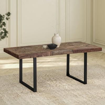 Preston Industrial Style Rustic 68 Seater Extending Dining Table 150cm200cm