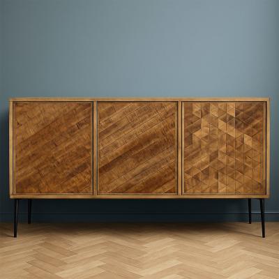 Juan Altigen Parquet Sheesham Wood 3 Door Large Sideboard 170cm