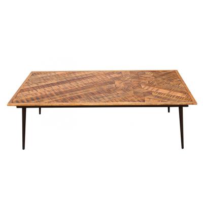 Juan Altigen Parquet Sheesham Wood Coffee Table