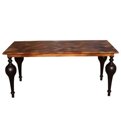 Juan Matt Mango Wood 6 Seater Dining Table 180cm