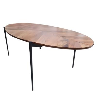 Juan Sheesham Wood 8 Seater Oval Dining Table 240cm