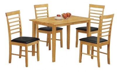 Product photograph of Hanover Light Oak 110cm Dining Table - 2 Seater from Choice Furniture Superstore