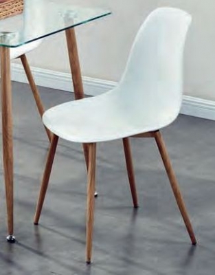 Set Of 2 Milana White Dining Chair