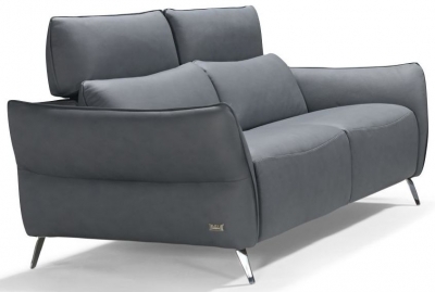 Product photograph of Perlini 2 Seater Leather Sofa from Choice Furniture Superstore