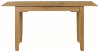 Product photograph of Kilkenny Oak 160cm-200cm Butterfly Extending Dining Table from Choice Furniture Superstore
